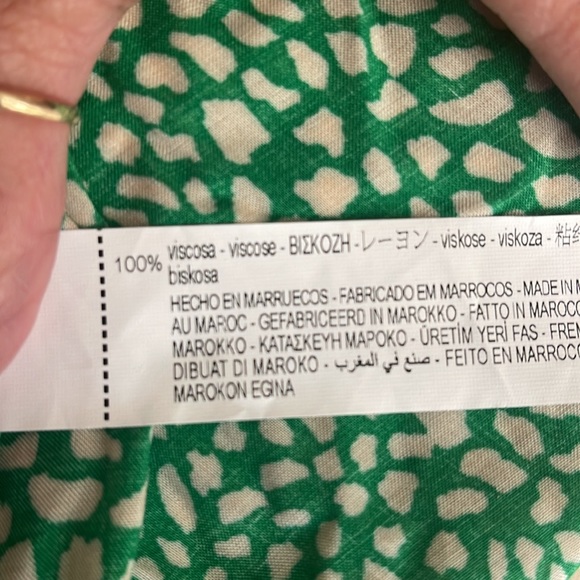 🤩SOLD 🤩NWT/ZARA MIDI Corset style print dress - Picture 12 of 12